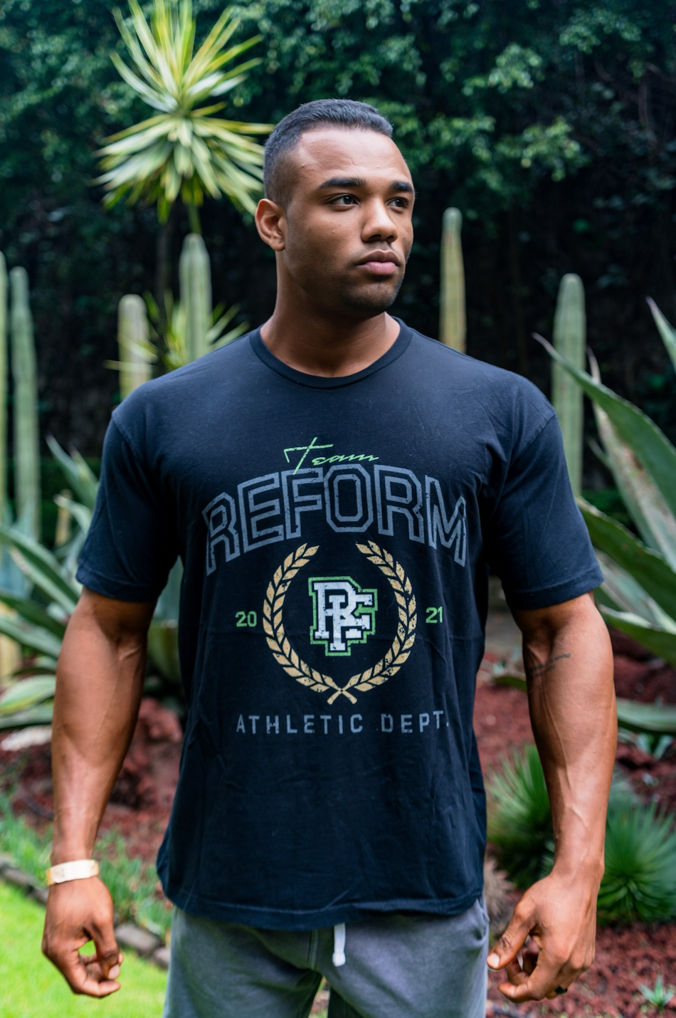 Black Team REFORM Collegiate Tee